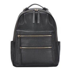 Madison West Black leather backpack in great condition